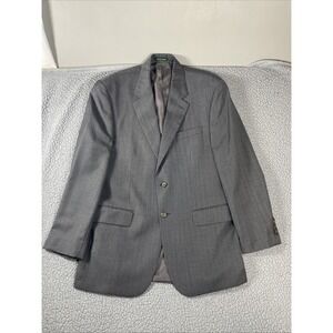 Ralph Lauren Men's Gray Silk Wool Blazer 40r